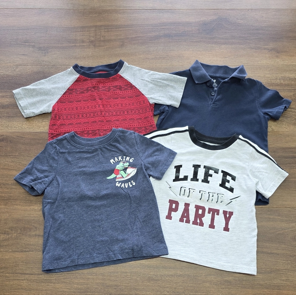 Bundle of Toddler Boys Spring & Summer Shirts SIZE: 2T